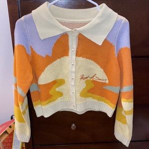 sunset cardigan